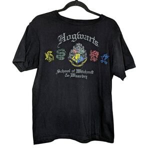 Harry Potter Hogwarts School Tee - M - GUC